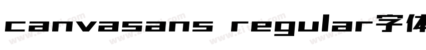 canvasans regular字体下载字体转换
